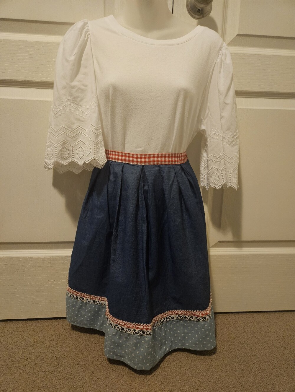 Women's Denim-Style Half Apron